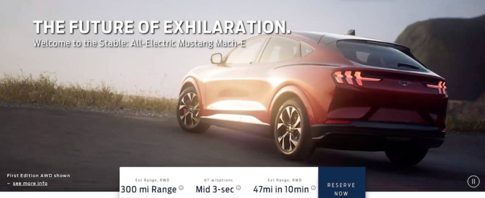 Ford Mustang Mach-E 2021 dùng vành 18-20 inch, tùy phiên bản Ford Mustang Mach-E 2021 dùng vành 18-20 inch, tùy phiên bản