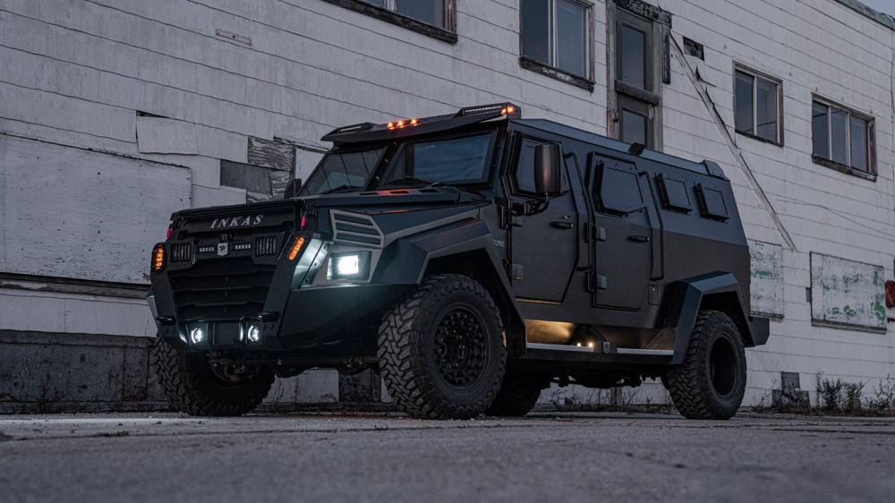 Inkas&nbsp;Sentry Civilian 2020 l&agrave; một phương tiện bọc gi&aacute;p d&acirc;n sự hết sức hầm hố
