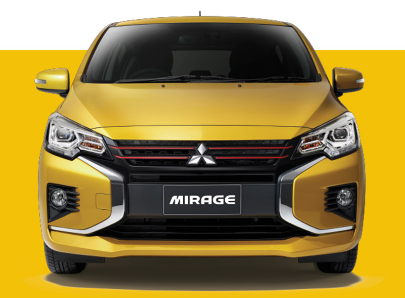 Cận cảnh đầu xe của Mitsubishi Mirage 2020 Cận cảnh đầu xe của Mitsubishi Mirage 2020