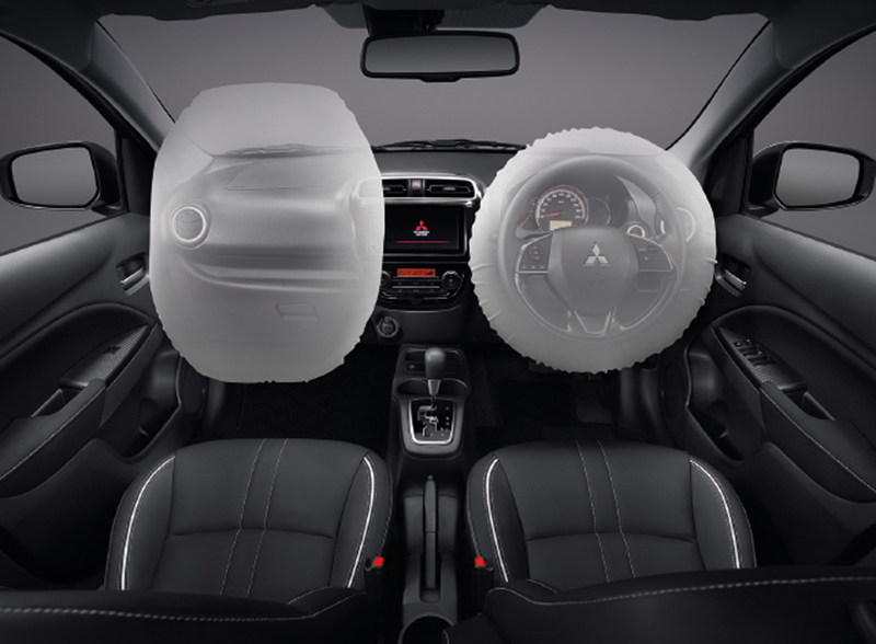 Mitsubishi Attrage 2020 được trang bị 2 túi khí