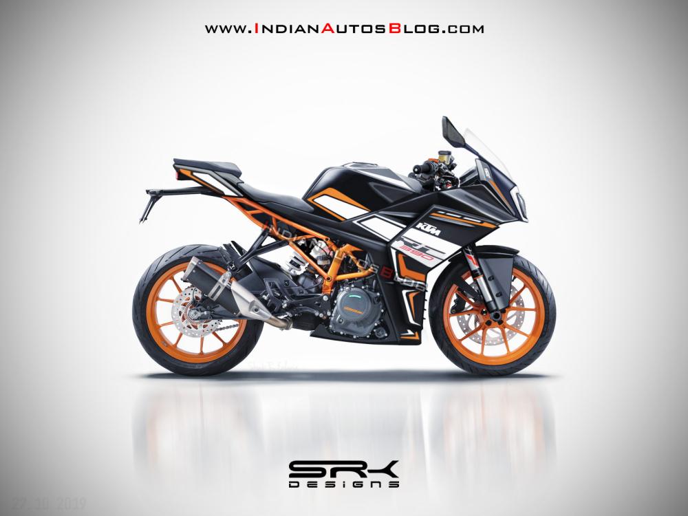 Bản thiết kế được SRK Designs phối m&agrave;u v&agrave; ho&agrave;n thiện cho KTM RC 390 2020