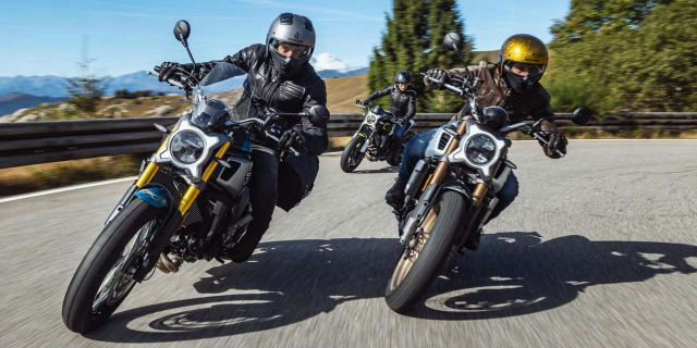 Bộ ba xe c&oacute; thiết kế kh&aacute; lạ mắt v&agrave; được chia l&agrave;m 3 phi&ecirc;n bản kh&aacute; giống với Ducati Scrambler