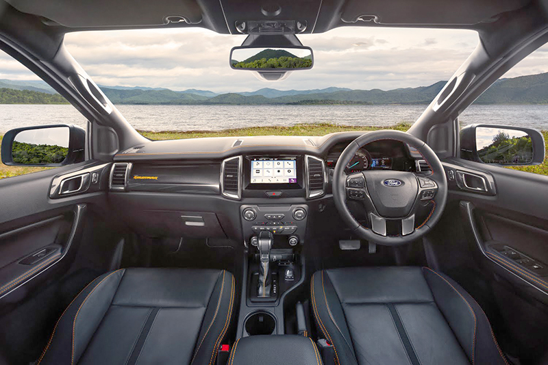 Nội thất của Ford Ranger Wildtrak 2020