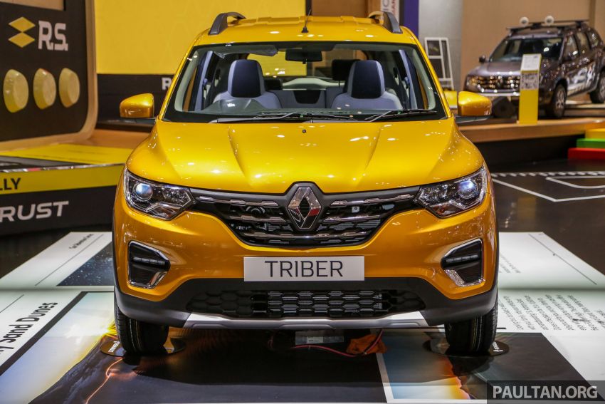 Cận cảnh thiết kế đầu xe của Renault Triber 2019