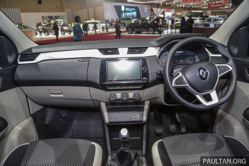 Nội thất b&ecirc;n trong Renault Triber 2019 tại Indonesia