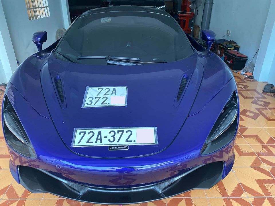 Si&ecirc;u xe McLaren 720S m&agrave;u t&iacute;m được chủ nh&acirc;n cho ra biển tỉnh B&agrave; Rịa - Vũng T&agrave;u