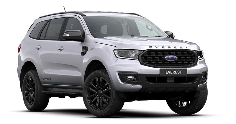 Ford Everest Sport 2020 màu Xám