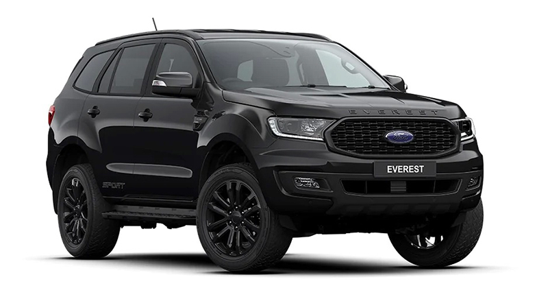 Ford Everest Sport 2020 màu Đen