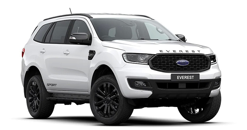Ford Everest Sport 2020 màu Trắng