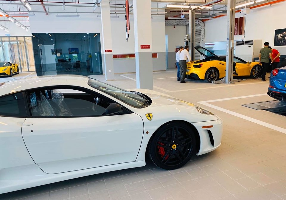 4 chiếc siêu xe Ferrari bên trong xưởng dịch vụ chính hãng của Ferrari Việt Nam