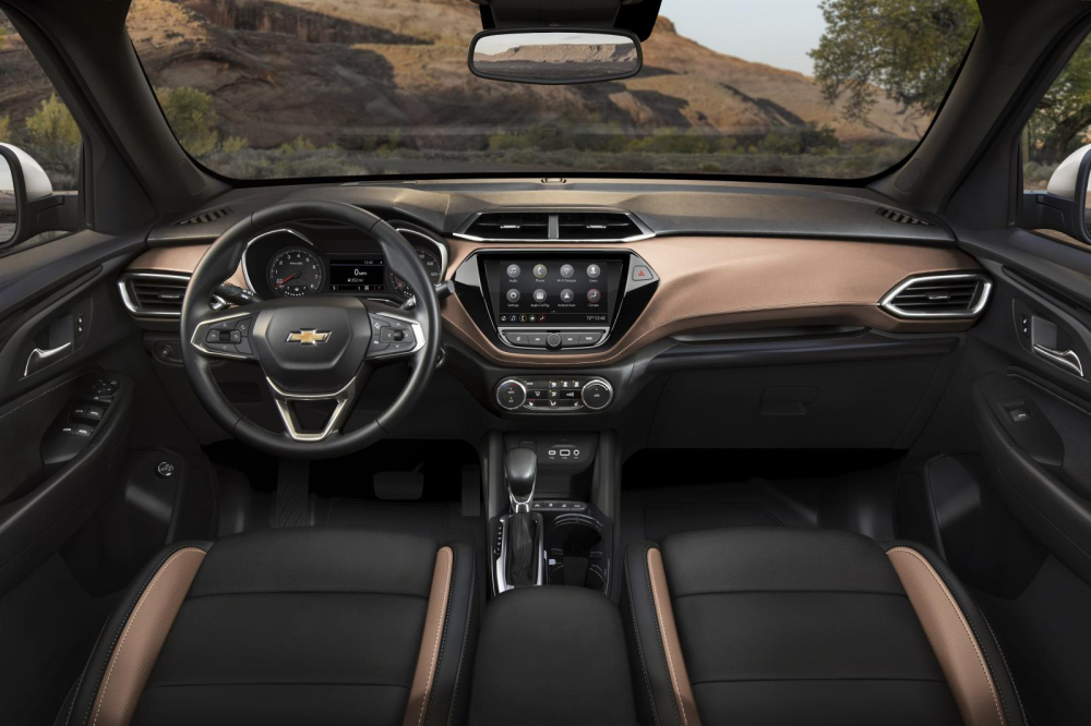 Bố tr&iacute; nội thất của Chevrolet Trailblazer 2021