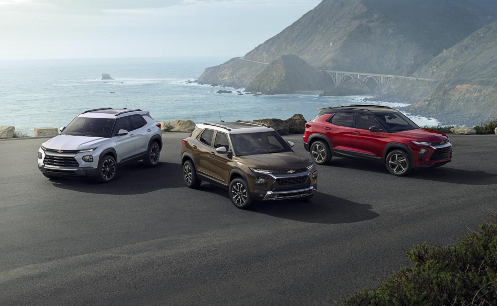 Một số m&agrave;u sắc v&agrave; phi&ecirc;n bản của Chevrolet Trailblazer 2021