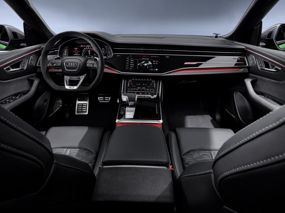 Bố trí hệ thống nội thất của Audi RS Q8