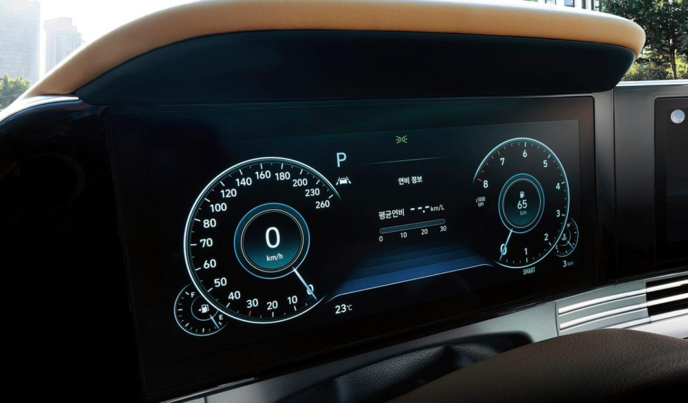 Bảng đồng hồ kỹ thuật số to&agrave;n phần của Hyundai Grandeur 2020 