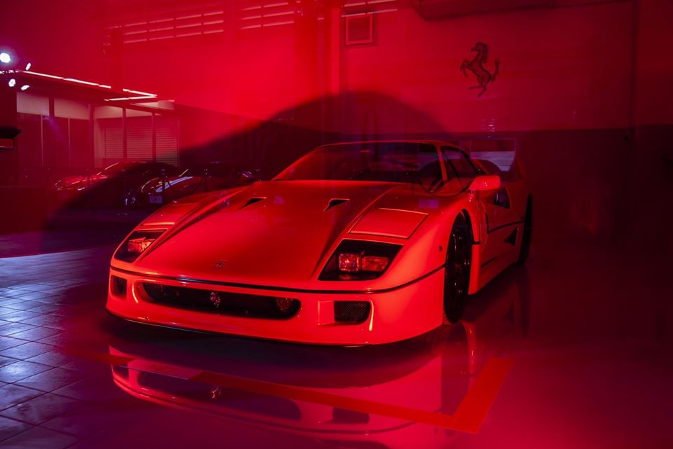 Ferrari F40 được để ri&ecirc;ng trong một căn ph&ograve;ng VIP