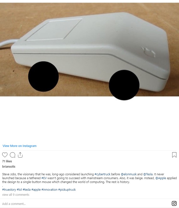 Steve Jobs và Apple đã có tầm nhìn xa trước khi Elon Musk cho ra đời Cybertruck Steve Jobs và Apple đã có tầm nhìn xa trước khi Elon Musk cho ra đời Cybertruck
