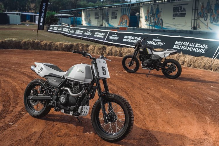 Royal Enfield Himalayan FT 411 - bản độ Flat Tracker chính hãng của hãng xe Ấn Độ