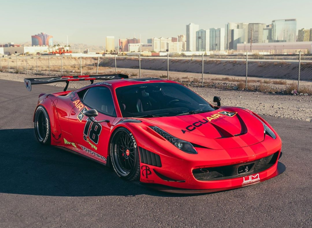 Vẻ đẹp ngoại hình của Ferrari 458 Italia độ lên gói Ferrari 458 GT3