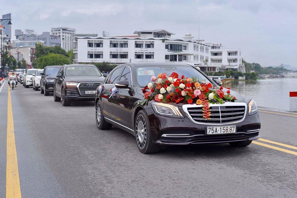 Một đám cưới diễn ra vào sáng nay ở Huế