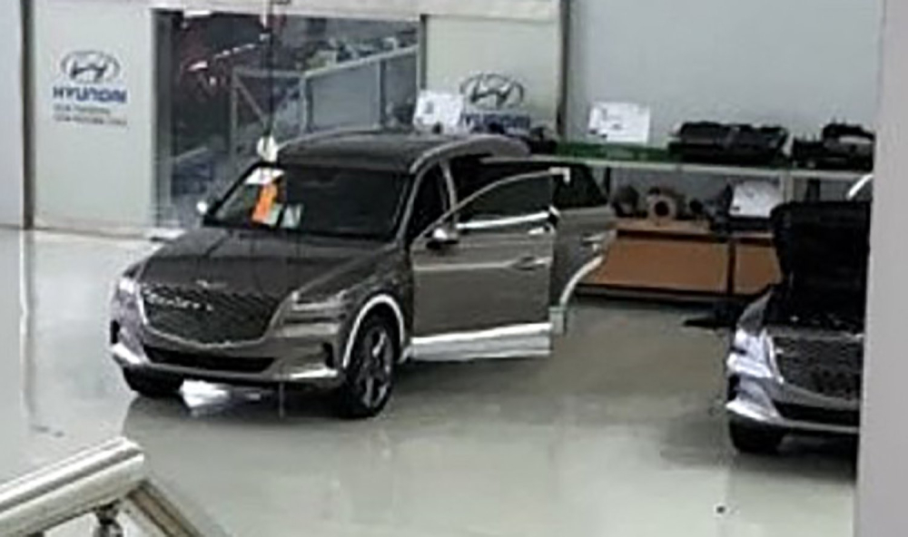 Hình ảnh rò rỉ của Genesis GV80 2020 Hình ảnh rò rỉ của Genesis GV80 2020