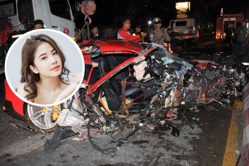 Hot girl Fon Sananthachat Thanapatpisal chỉ bị thương nhẹ trong vụ tai nạn siêu xe Ferrari 812 Superfast Hot girl Fon Sananthachat Thanapatpisal chỉ bị thương nhẹ trong vụ tai nạn siêu xe Ferrari 812 Superfast