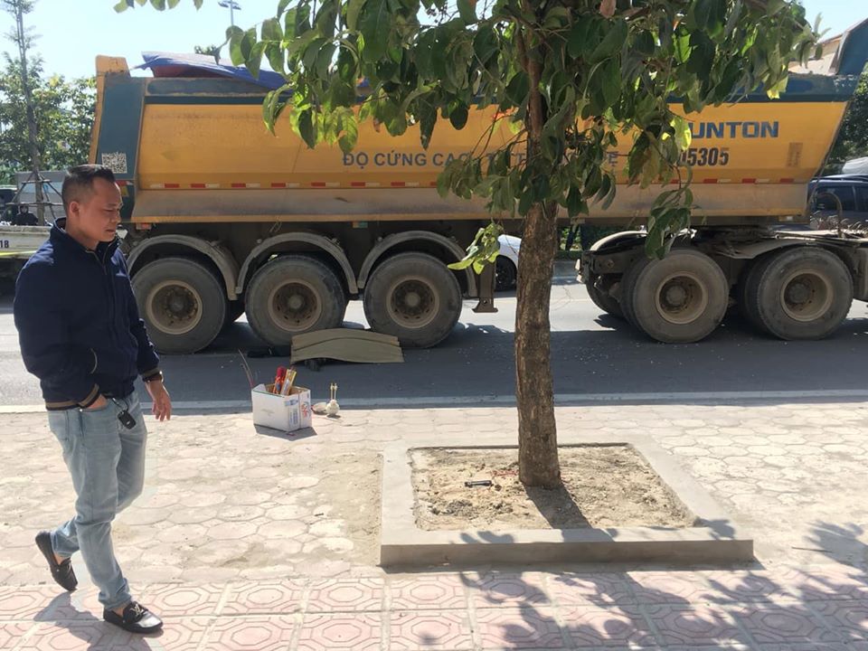 Hiện trường vụ tai nạn thương tâm Hiện trường vụ tai nạn thương tâm