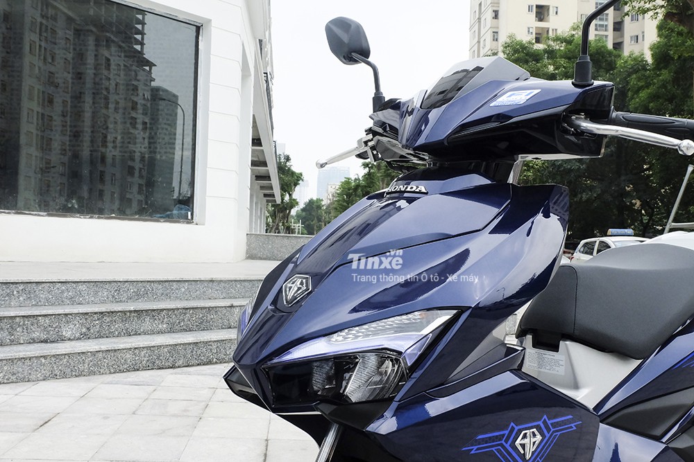 Dàn đầu của Honda Air Blade 2019 đơn giản và thanh thoát hơn