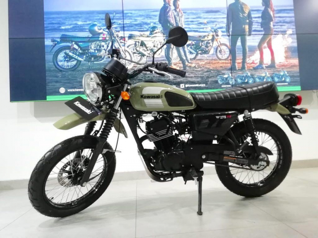 Kawasaki W175TR được h&atilde;ng xe Nhật ra mắt cạnh tranh với Yamaha XSR155