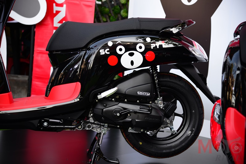 Logo khác lạ của Honda Scoopy phiên bản Kumamon