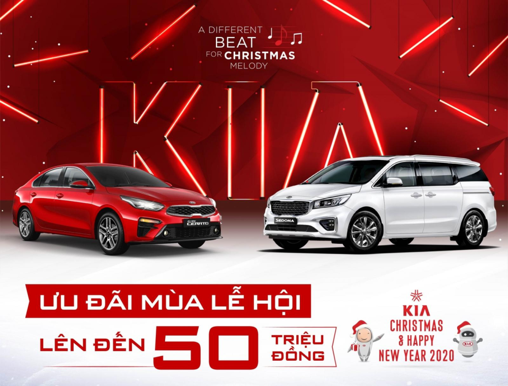 Nh&acirc;n dịp Gi&aacute;ng Sinh, Kia Việt Nam mở ưu đ&atilde;i tới 50 triệu đồng