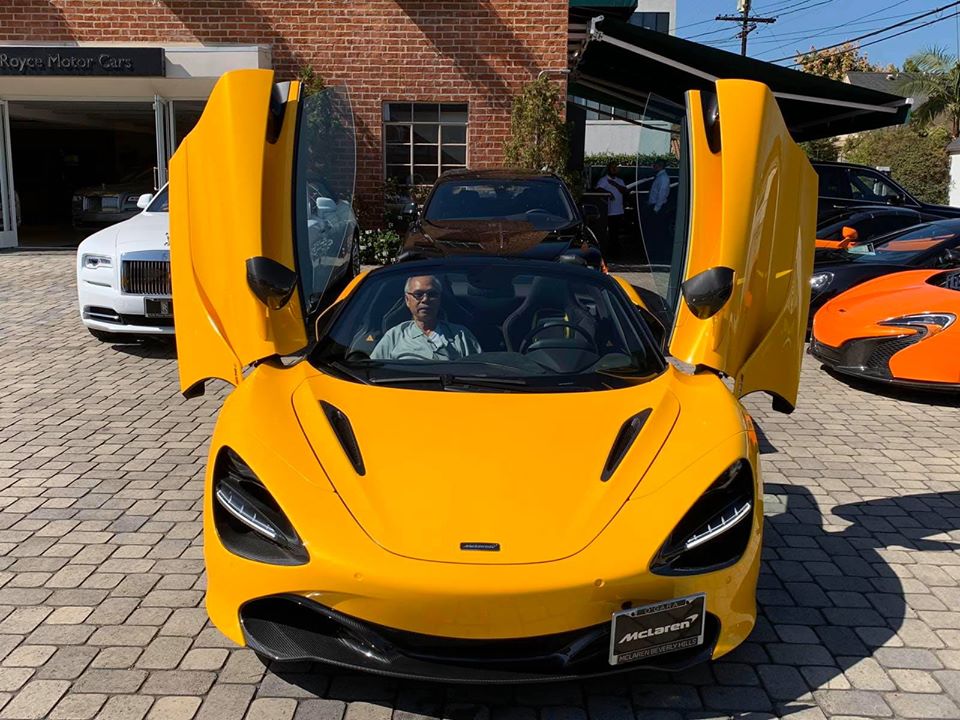 Chiếc siêu xe McLaren 720S Spider thứ 2 tại Việt Nam lúc ở Mỹ