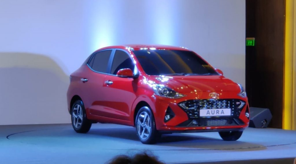 Hyundai Aura 2020 có thiết kế đầu xe giống Grand i10 thế hệ mới