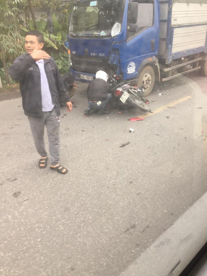 Hiện trường vụ tai nạn tại Hải Dương