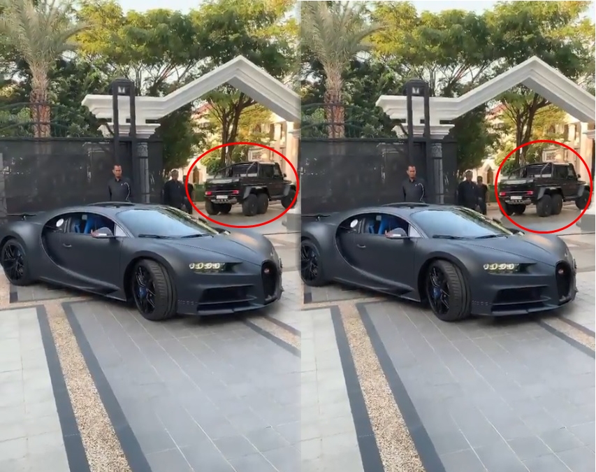 Bugatti Chiron Sport 110 Ans Edition v&agrave; ph&iacute;a xa l&agrave; Mercedes-Benz G63 AMG 6x6 ở Campuchia