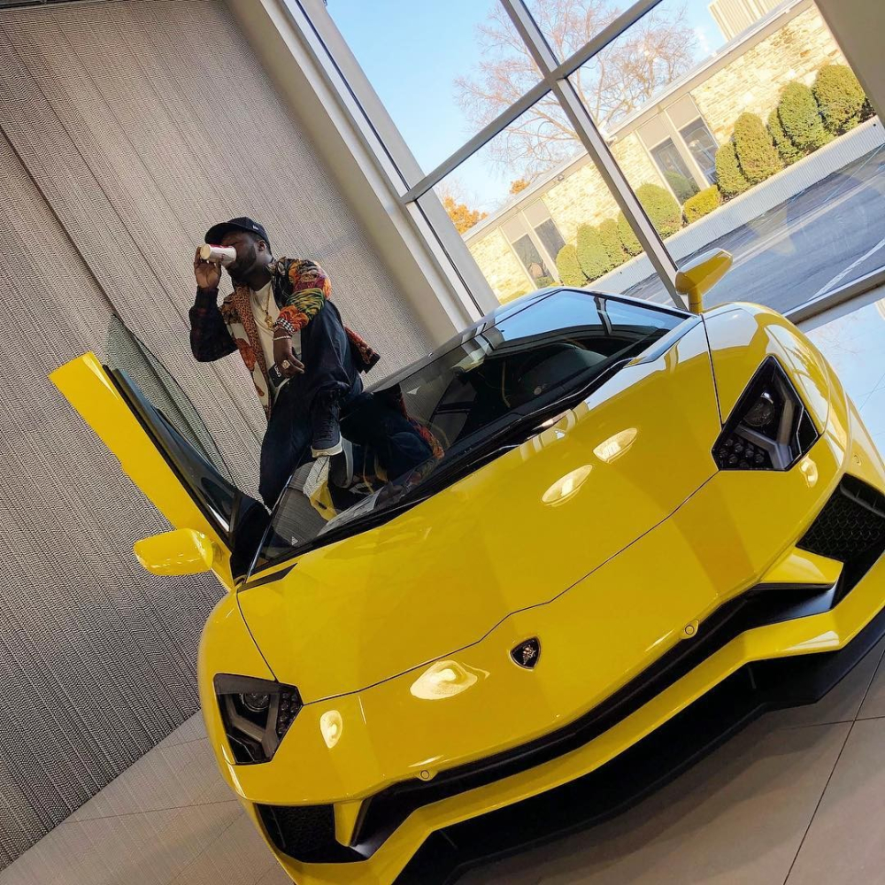 50 Cent và chiếc Lamborghini Aventador S đã mua cách đây 1 năm
