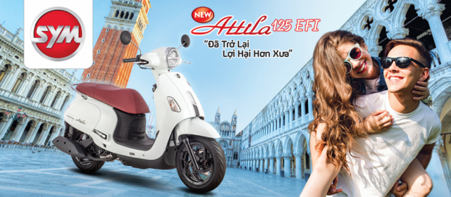 SYM Attila 125 EFI 2020 được giới thiệu với mức giá khoảng 33 triệu đồng SYM Attila 125 EFI 2020 được giới thiệu với mức giá khoảng 33 triệu đồng