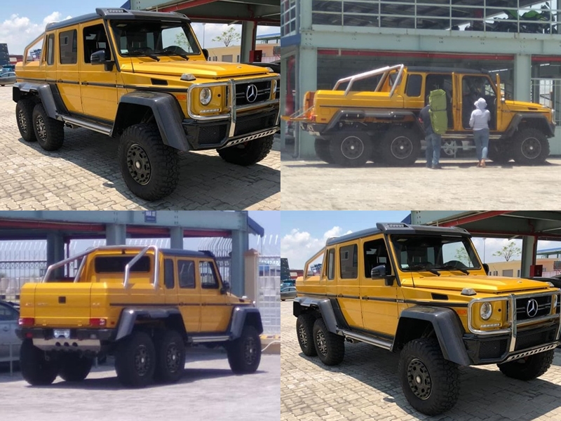 Mercedes-Benz G63 AMG 6x6 xuất hiện tại Việt Nam vào tháng 7 năm 2019