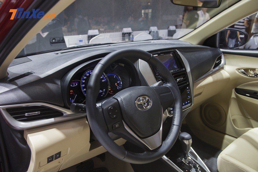 Tổng thể thiết kế nội thất của Toyota Vios 2020 sẽ không có gì thay đổi