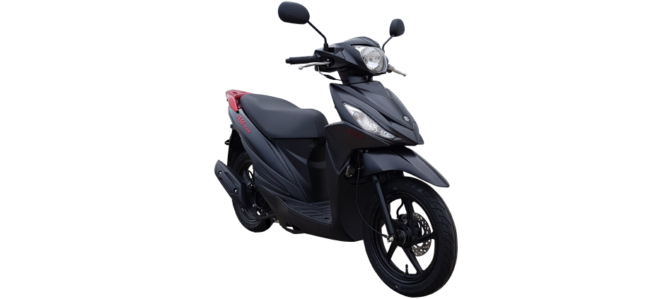 Xe ga Suzuki Address cũng c&oacute; trọng lượng chỉ 97 kg
