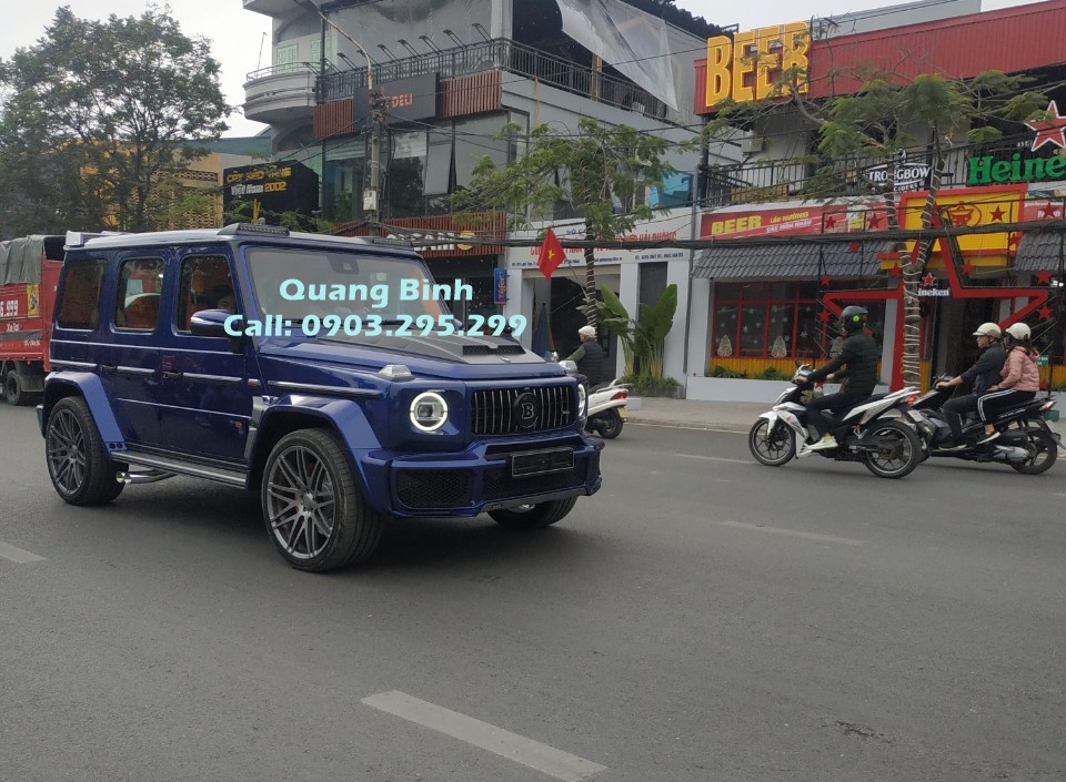 Siêu phẩm Brabus 800 Widestar độ nội thất Hermes ở Hải Phòng đã lăn bánh trên đường
