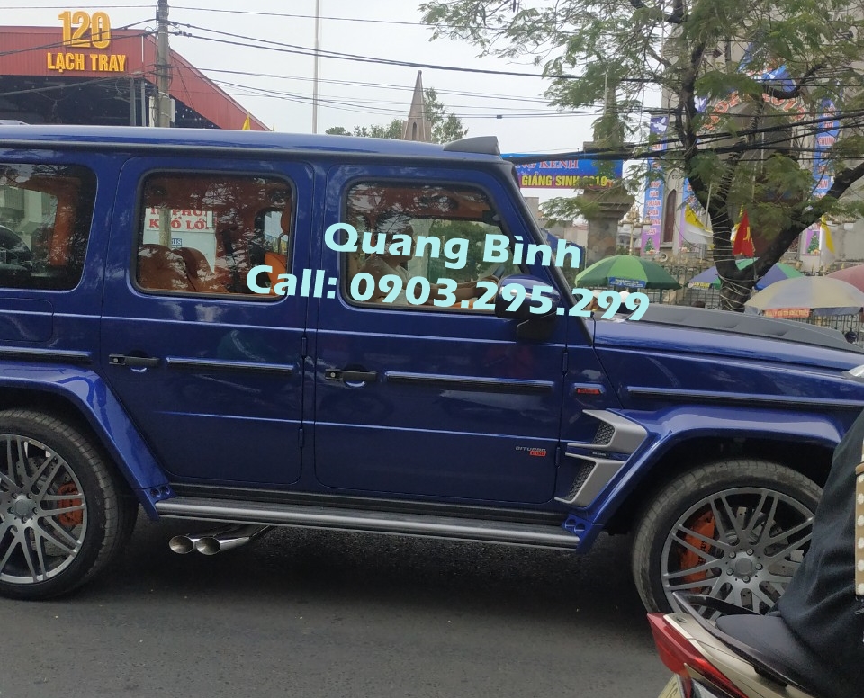 Chiếc SUV hạng sang Brabus 800 Widestar thứ hai về Việt Nam có ngoại thất màu xanh Brilliant Blue