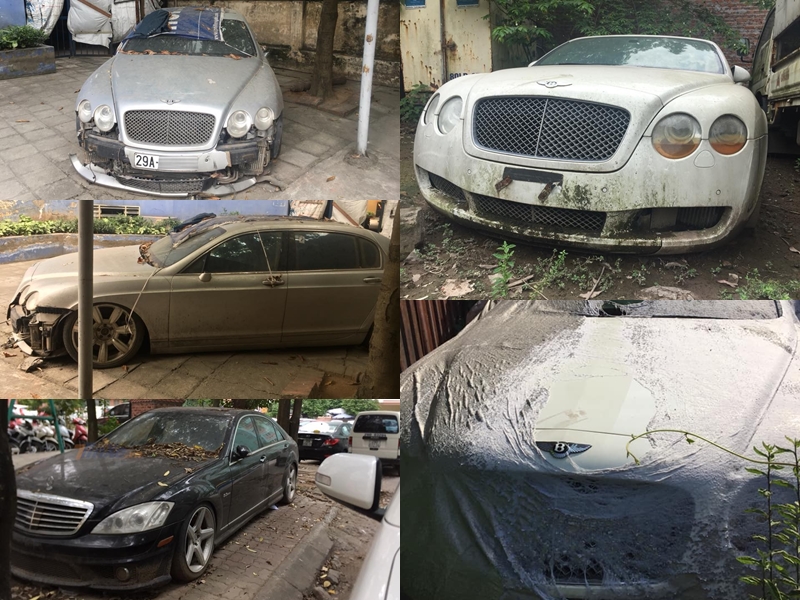 Một số xe sang bị bỏ rơi tại Việt Nam Một số xe sang bị bỏ rơi tại Việt Nam