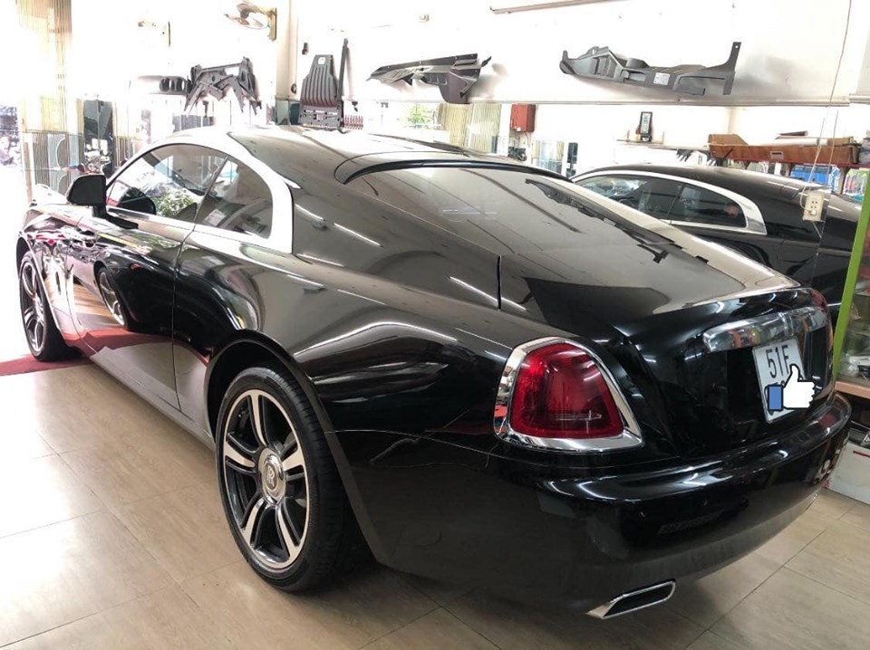 Màu sơn nguyên bản của chiếc Rolls-Royce Wraith ở Bạc Liêu