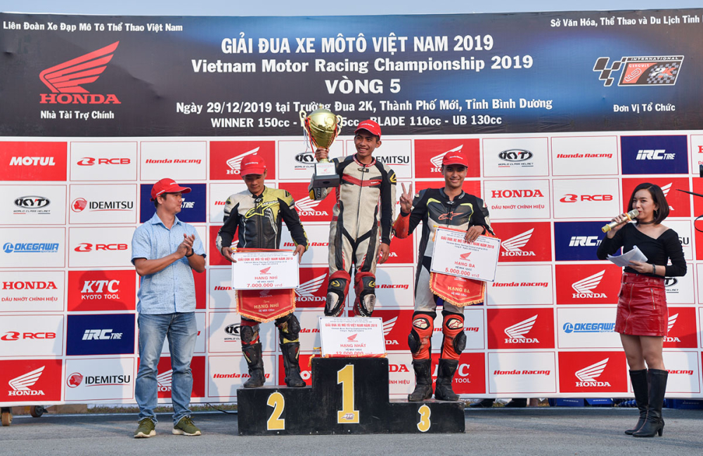 Với vị trí nhất chặng 5, hiện tại Nguyễn Ngọc Nhân đang dẫn đầu bảng xếp hạng MSX 125cc