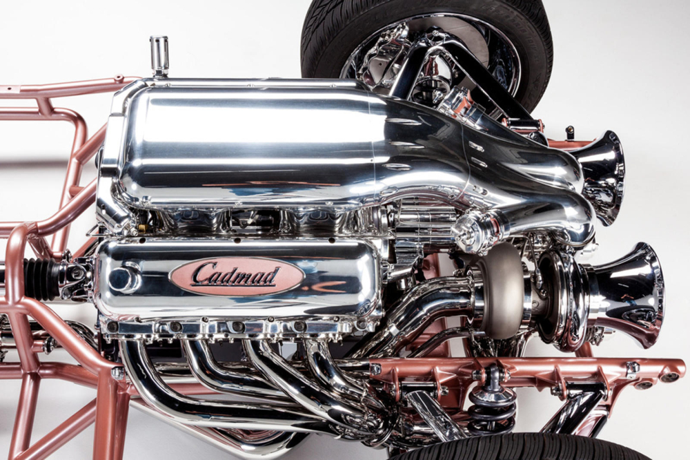 Khối động cơ V8 dung t&iacute;ch 10.3 l&iacute;t của CadMad