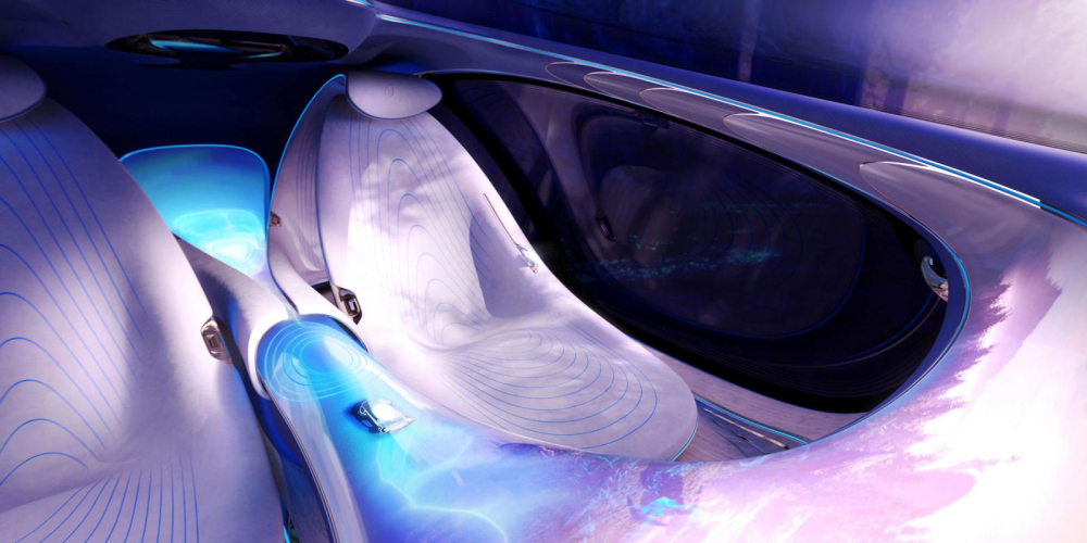 Ghế của Mercedes-Benz Vision AVTR được làm từ vật liệu tái chế Ghế của Mercedes-Benz Vision AVTR được làm từ vật liệu tái chế