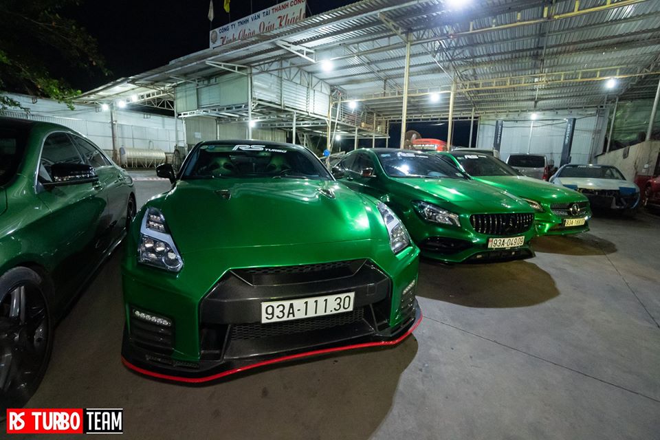Chiếc si&ecirc;u xe Nissan GT-R R35 độ body kit Nismo ở B&igrave;nh Phước với biển số tam hoa 1