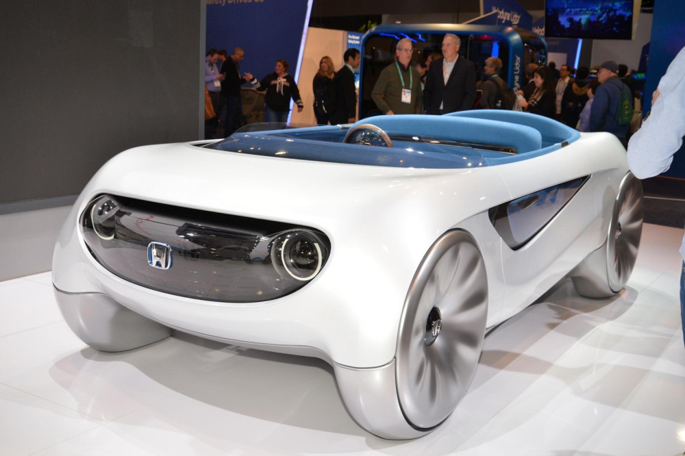Honda&nbsp;Augmented Driving Concept c&oacute; thiết kế hết sức kỳ qu&aacute;i v&agrave; b&eacute; nhỏ