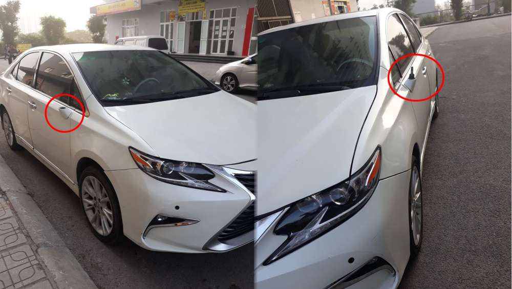 S&aacute;ng mở mắt ra đ&atilde; thấy xe sang Lexus ES350 bị kẻ gian vặt gương