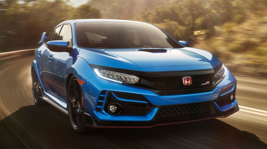 Honda Civic Type R 2020 m&agrave;u xanh dương mới